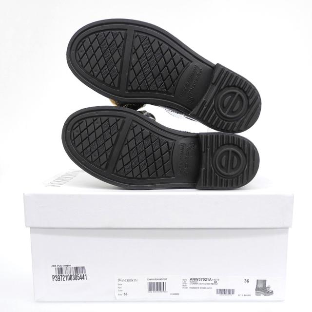 J.W.Anderson ジェイ ダブリュー アンダーソン シューズ 36 ブラック/ゴールド レディース