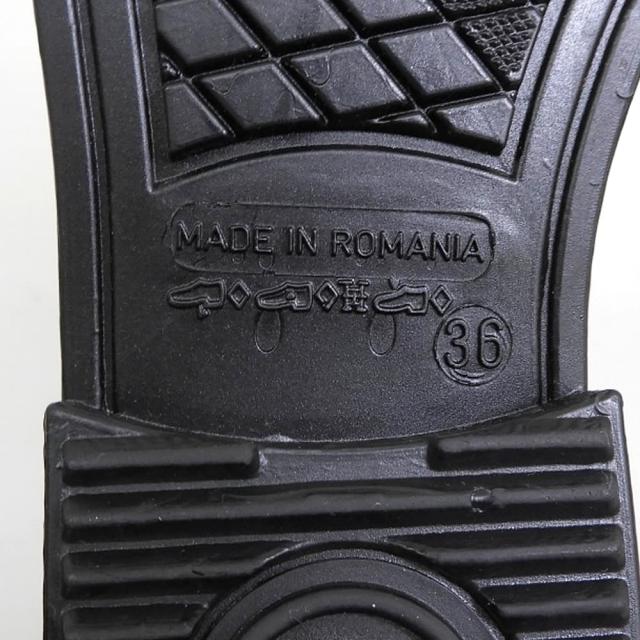 J.W.Anderson ジェイ ダブリュー アンダーソン シューズ 36 ブラック/ゴールド レディース