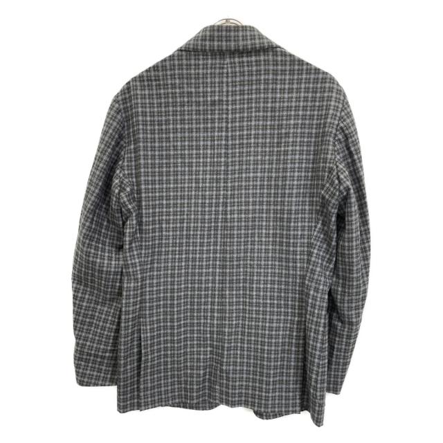 Sartorio サルトリオ ジャケット 46 ブルー グレー チェック メンズ
