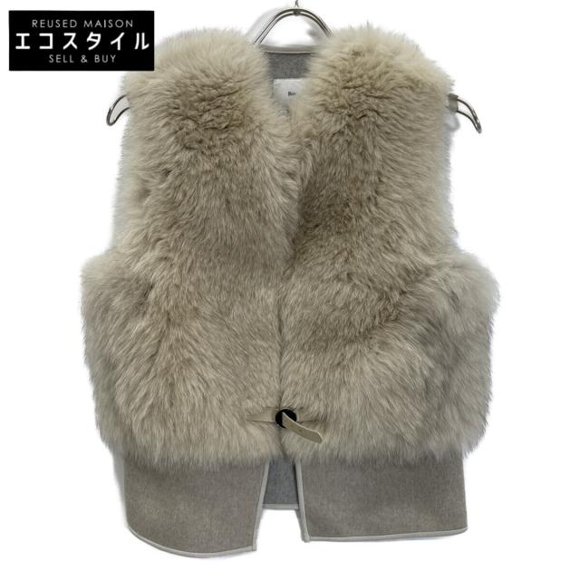 SOV. ソブ ダブルスタンダード ベスト 36 ベージュ レディース