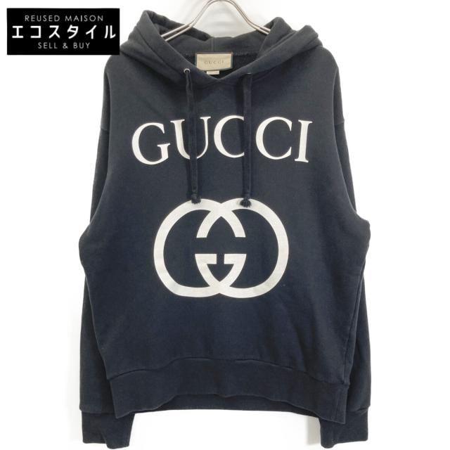 GUCCI グッチ トップス M ブラック メンズ