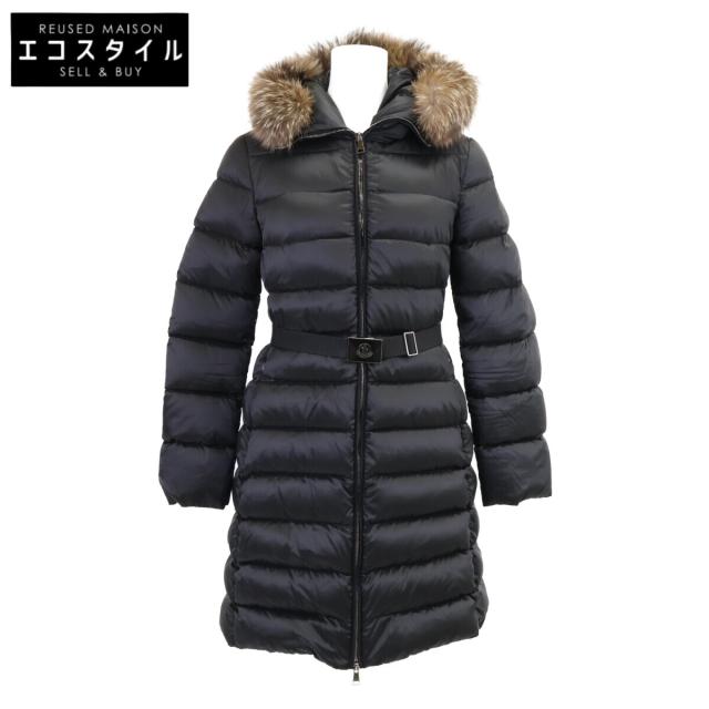 MONCLER モンクレール コート O ブラック レディース