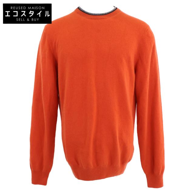 HERMES エルメス トップス XL オレンジ メンズ