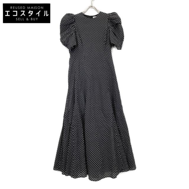 MARIHA マリハ ワンピース 38 ブラック ドット レディース