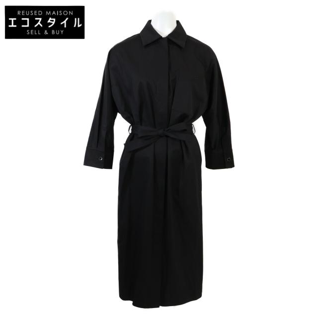 HERMES エルメス ワンピース 34 ブラック レディース