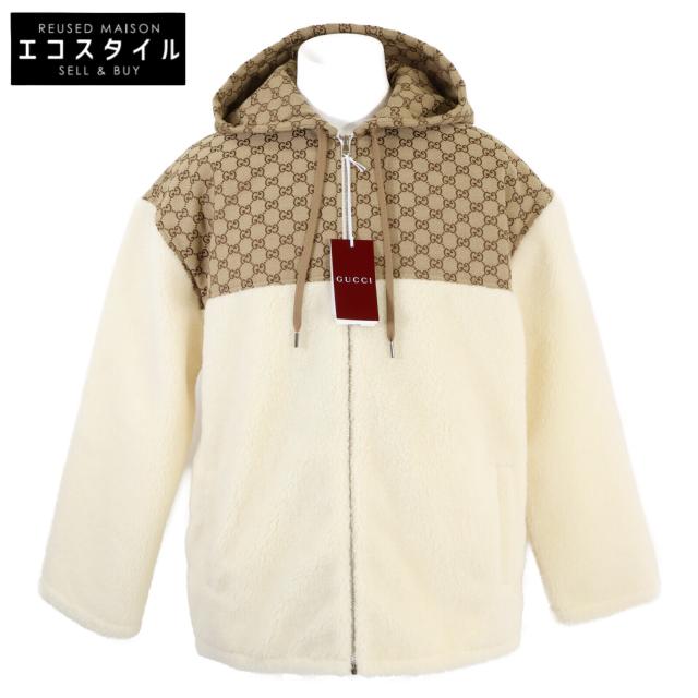 GUCCI グッチ ジャケット XL ホワイト/ベージュ メンズ