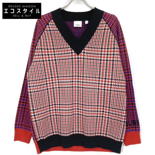 BURBERRY バーバリー トップス M レッド レディース