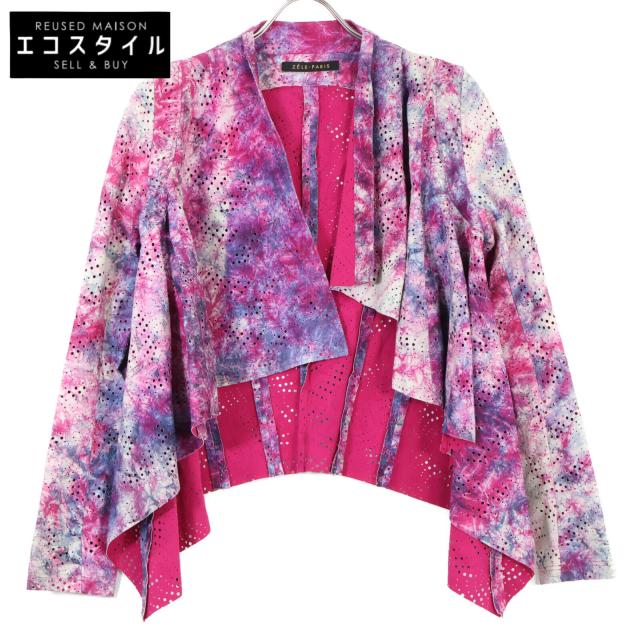 ZELE-PARIS ゼルパリ ジャケット 表記無し ピンク／パープル レディース