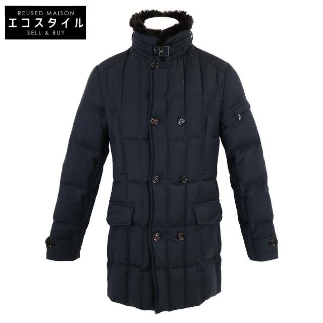 MOORER ムーレー コート 44 ネイビー メンズ
