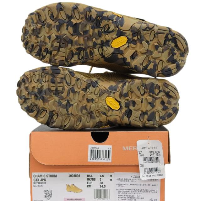 MERRELL メレル シューズ 7.5US) マロン レディース