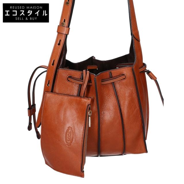 TODS トッズ ショルダーバッグ ブラウン レディース