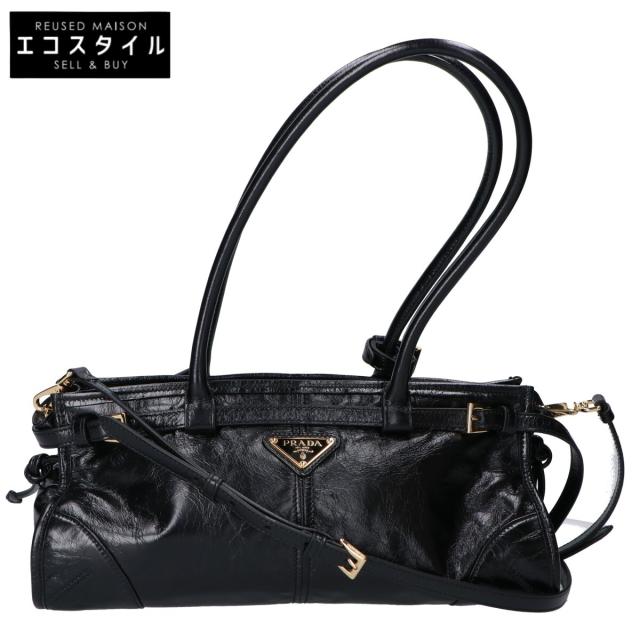 PRADA プラダ ショルダーバッグ ブラック/GD金具 レディース