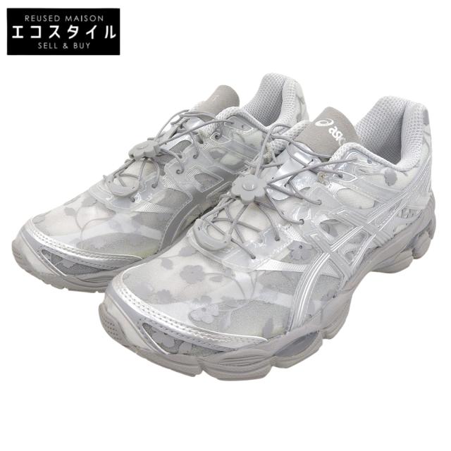 asics アシックス シューズ 6(US) グレー/シルバー レディース