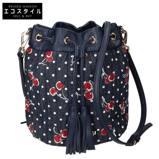 MIUMIU ミュウミュウ ショルダーバッグ ネイビー レディース