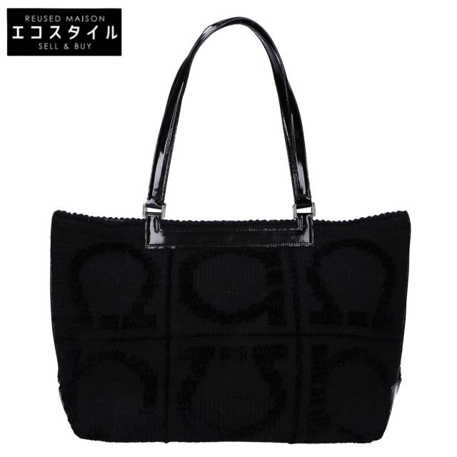 Salvatore Ferragamo サルヴァトーレフェラガモ トートバッグ ブラック レディース