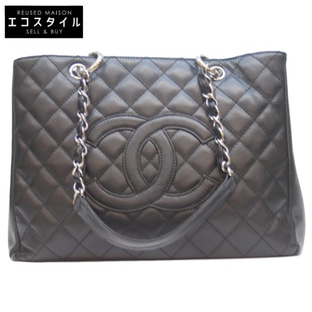 CHANEL シャネル トートバッグ ブラック/SV金具 レディース