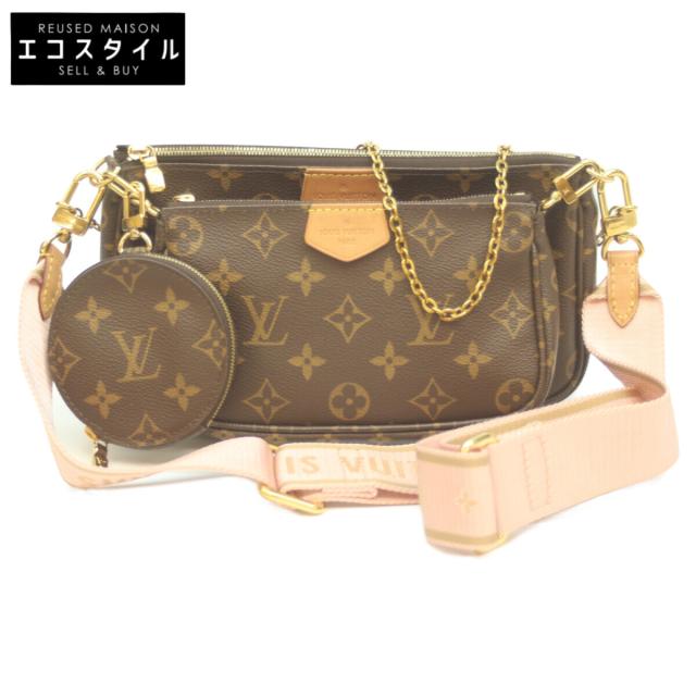 LOUIS VUITTON ルイヴィトン ショルダーバッグ ブラウン/ピンク レディース