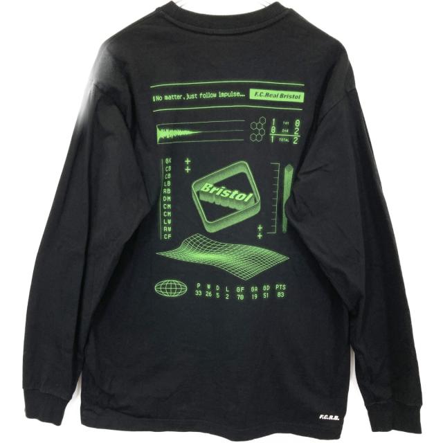 F.C.Real Bristol エフシーリアルブリストル トップス L ブラック メンズ