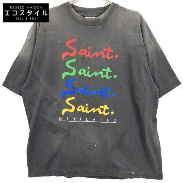 SAINT MICHAEL セントマイケル トップス XL グレー メンズ