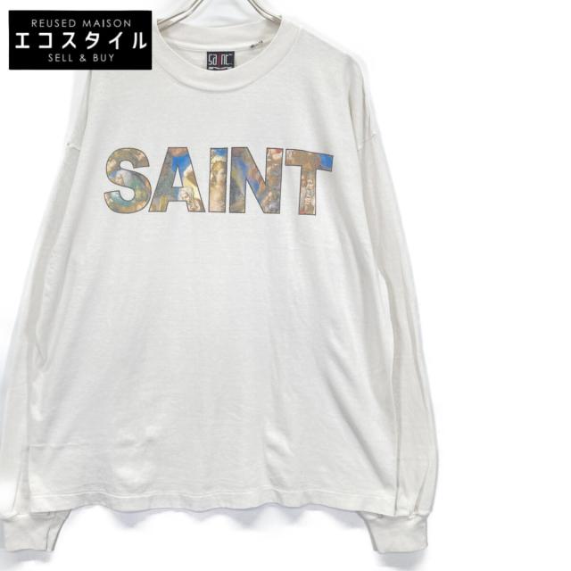 SAINT MICHAEL セントマイケル トップス XL ホワイト メンズ