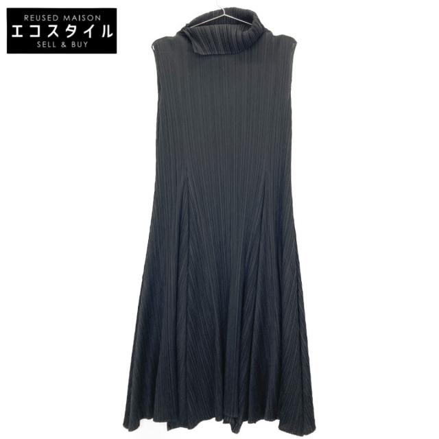PLEATS PLEASE プリーツプリーズ ワンピース 4 ブラック レディース