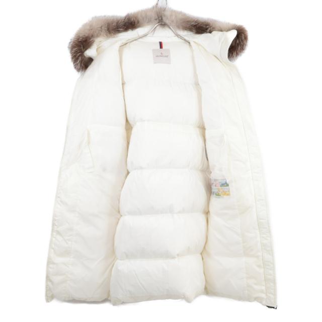 MONCLER モンクレール ジャケット 0 ホワイト レディース_4