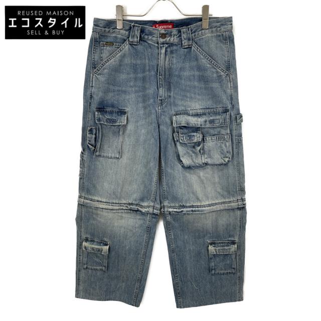 Supreme シュプリーム ボトムス 32 インディゴ メンズ