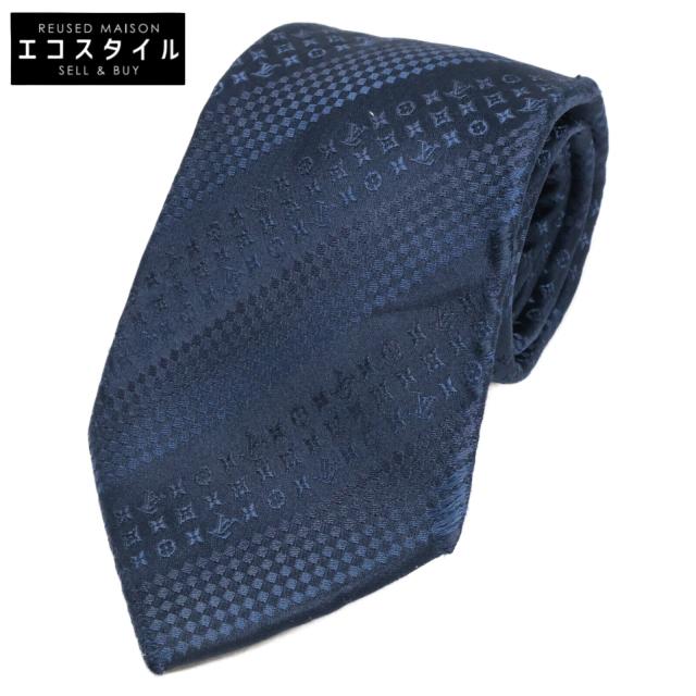 LOUIS VUITTON ルイヴィトン ネクタイ ネイビー メンズ