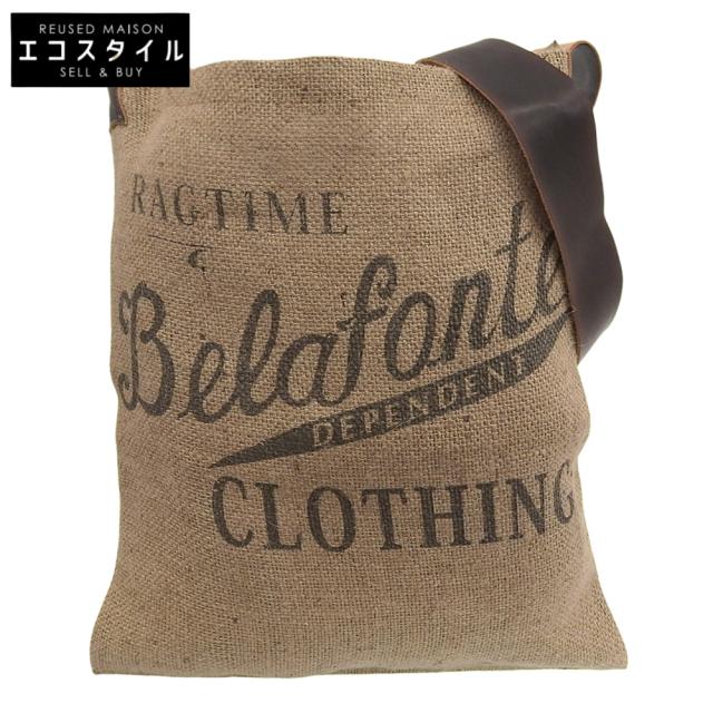 BELAFONTE ベラフォンテ ショルダーバッグ ベージュ メンズ