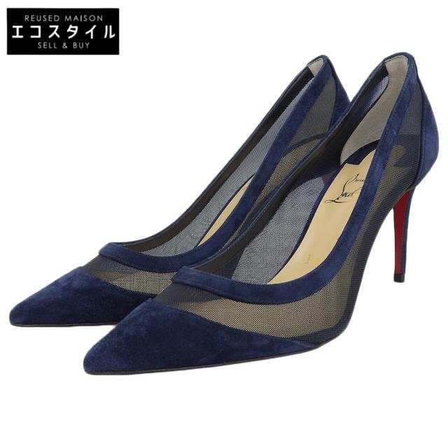 Christian Louboutin クリスチャンルブタン シューズ 36 ネイビー レディース