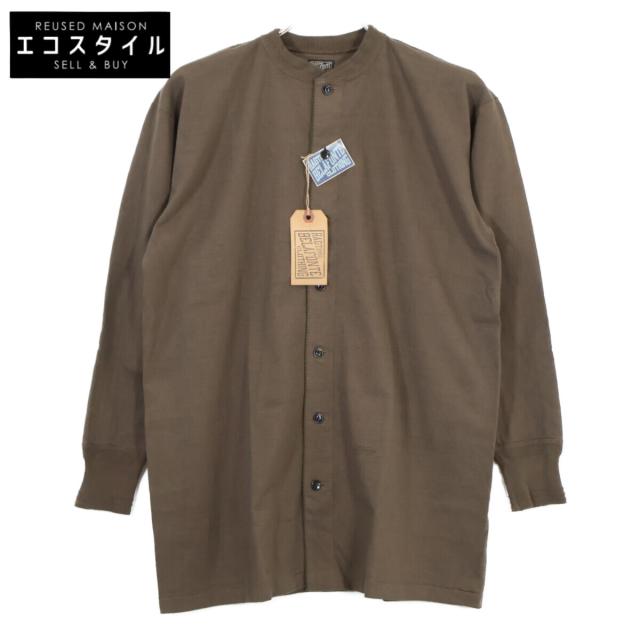 BELAFONTE ベラフォンテ トップス M DYED ARMY GREEN メンズ
