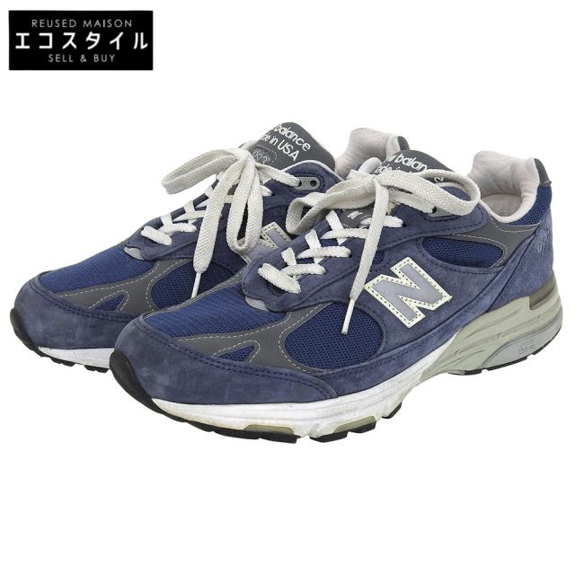 NEW BALANCE ニューバランス シューズ 8.5 ネイビー メンズ