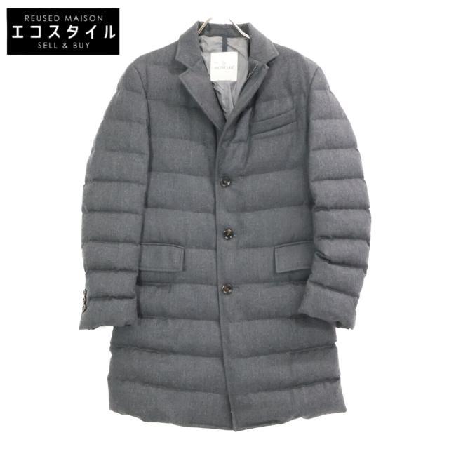 MONCLER モンクレール コート 1 グレー メンズ