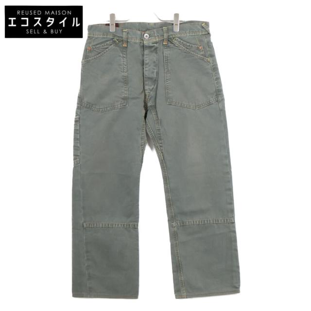 EVISU エヴィス ボトムス 32 カーキ メンズ