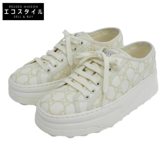 GUCCI グッチ シューズ 36+ ホワイト レディース