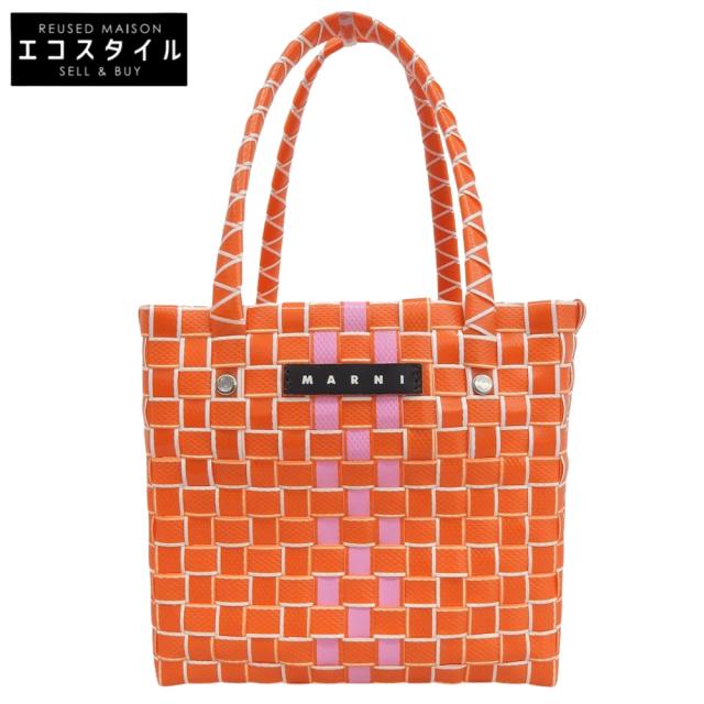 MARNI マルニ ハンドバッグ オレンジ/ピンク レディース