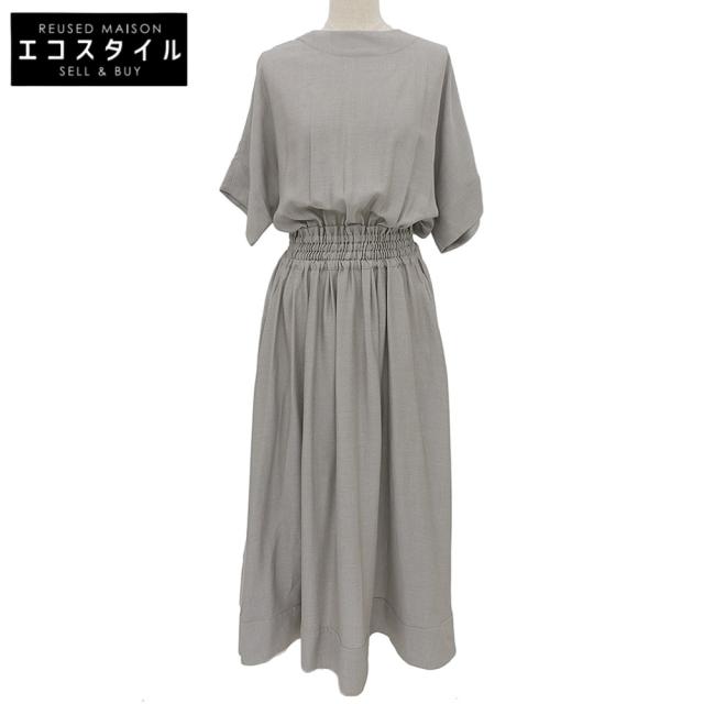 ebure エブール ワンピース 36 ベージュ レディース