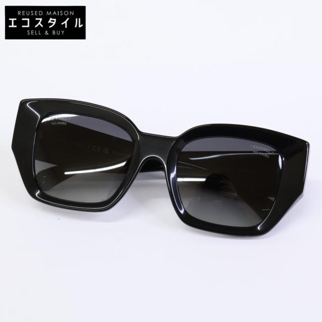 CHANEL シャネル サングラス 51□21 140 ブラック レディース