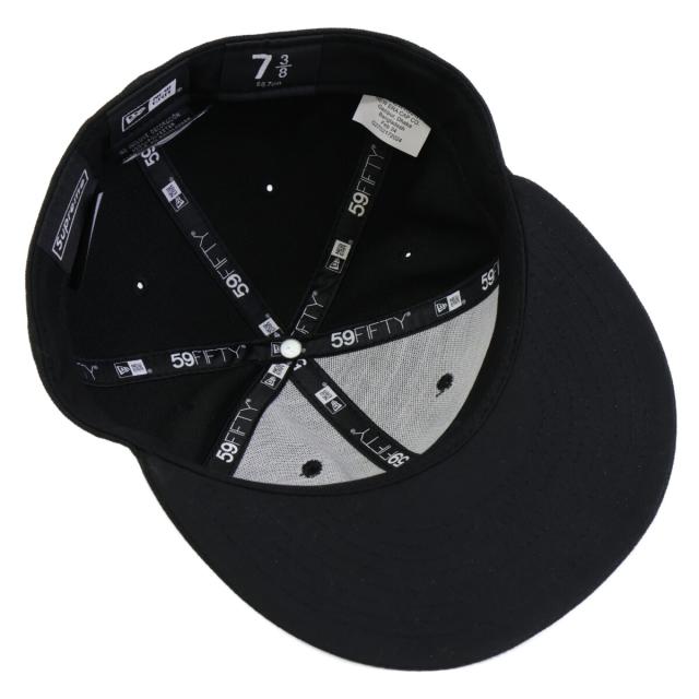 Supreme シュプリーム 帽子 7 3/8 58.7cm ブラック メンズ