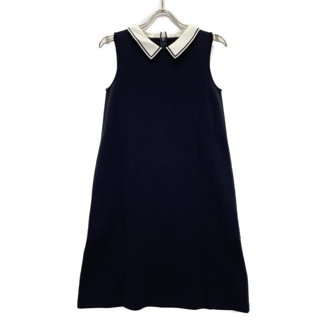 FOXEY フォクシー ワンピース 38 ネイビー／ホワイト レディース_1