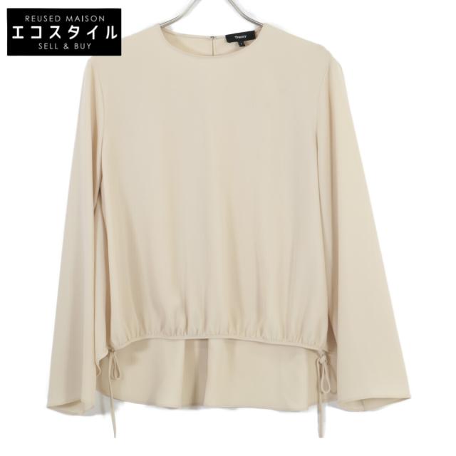 Theory セオリー トップス S ベージュ レディース
