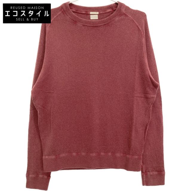 massimo alba マッシモアルバ トップス M レッド メンズ