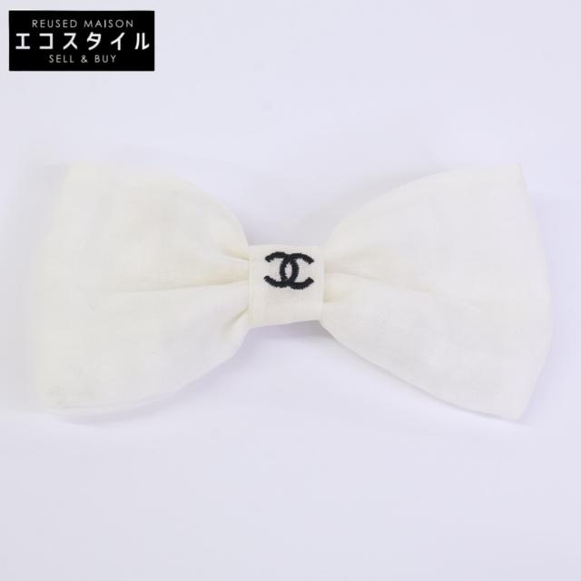 CHANEL シャネル ヘアアクセサリー ホワイト レディース