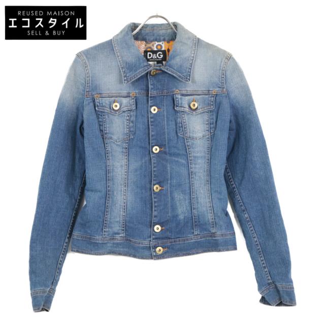 DOLCE&GABBANA ドルチェアンドガッバーナ ジャケット 40 ブルー レディース