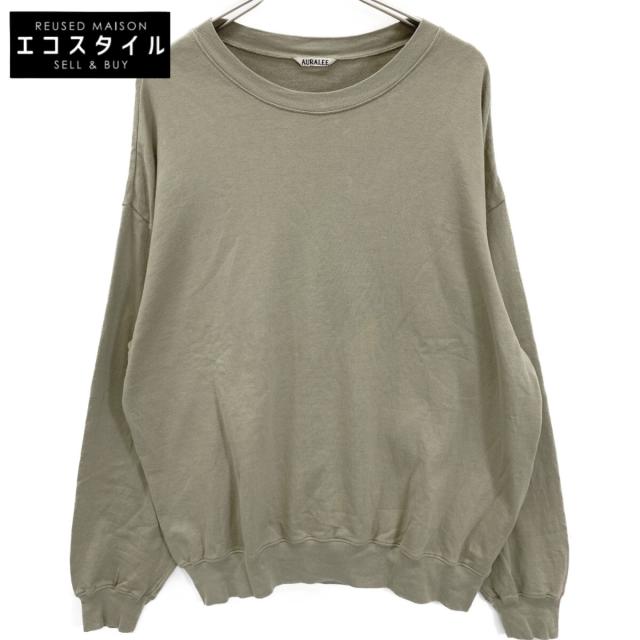 AURALEE オーラリー トップス 4 カーキ メンズ