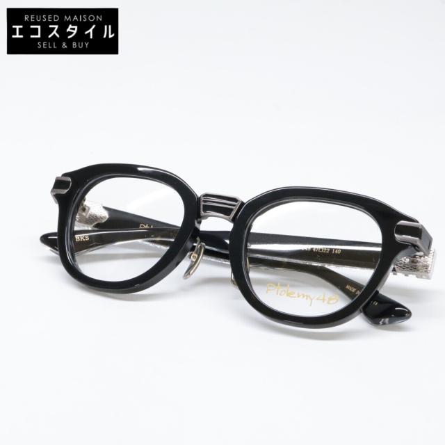 Ptolemy48 トレミーフォーティエイト 眼鏡 47□22 140 ブラック/シルバー