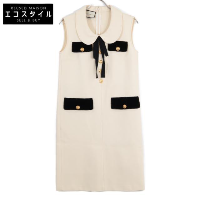 GUCCI グッチ ワンピース M ホワイト レディース