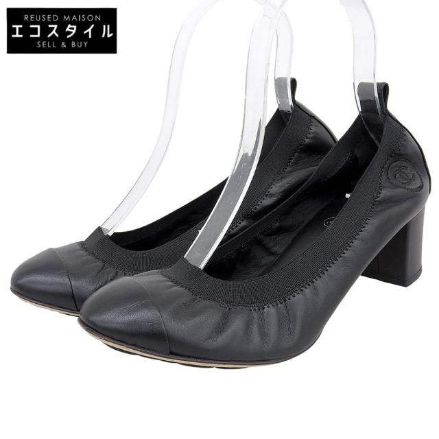 CHANEL シャネル シューズ 36 1/2C ブラック レディース