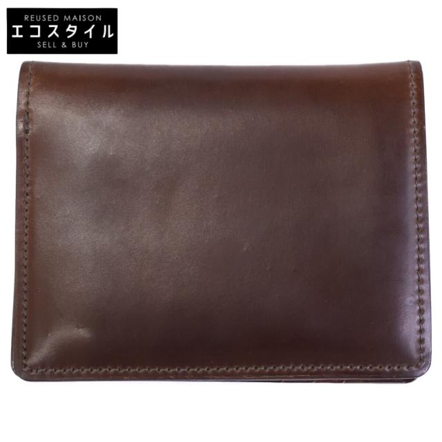 COCOMEISTER ココマイスター 二つ折り財布（小銭入れなし） ウイスキー メンズ