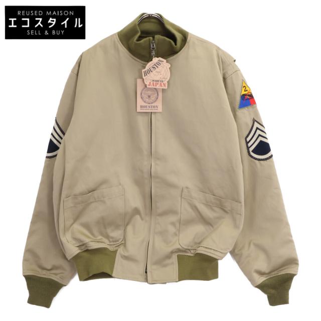 HOUSTON ヒューストン ジャケット 44 カーキ メンズ